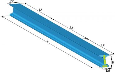Mostné dodatočne predpäté prefabrikované nosníky DPS DP I/10 dĺžok 24-42 m